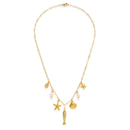 Pacifica Charm Necklace, view 3