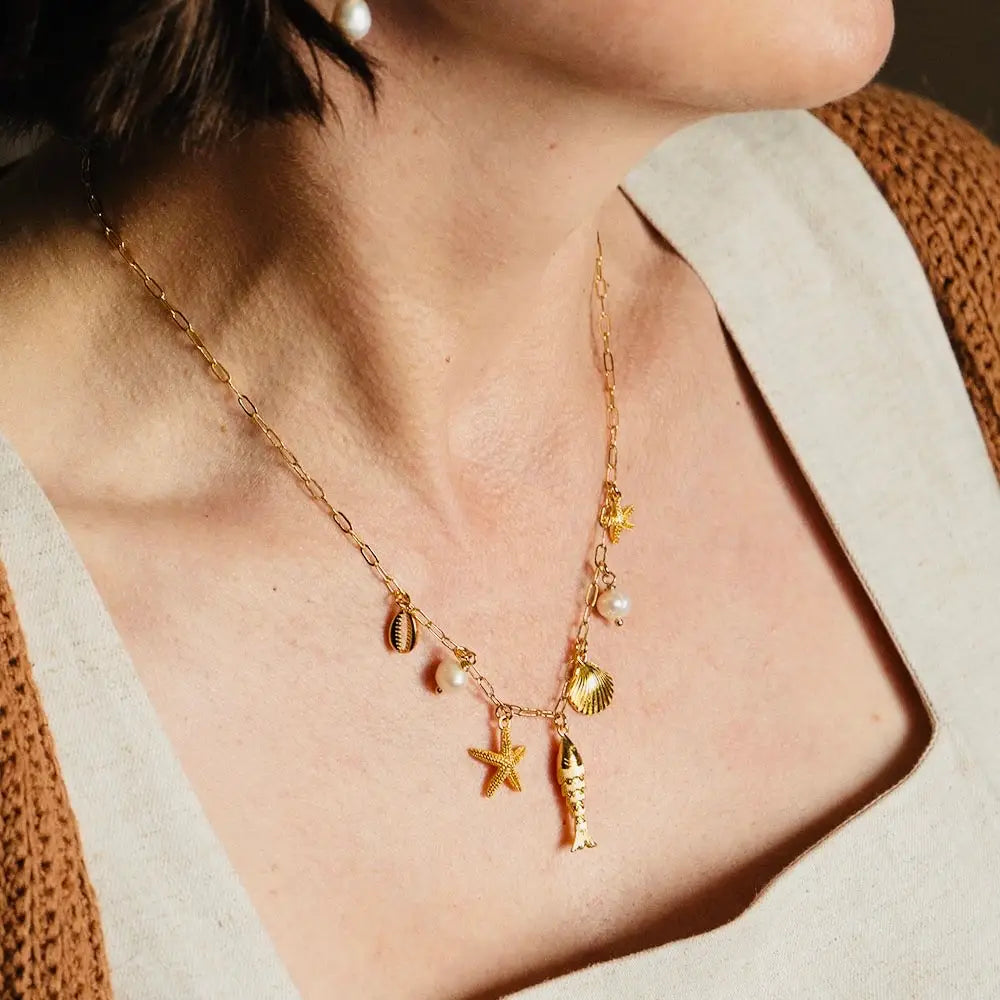 Pacifica Charm Necklace, view 2