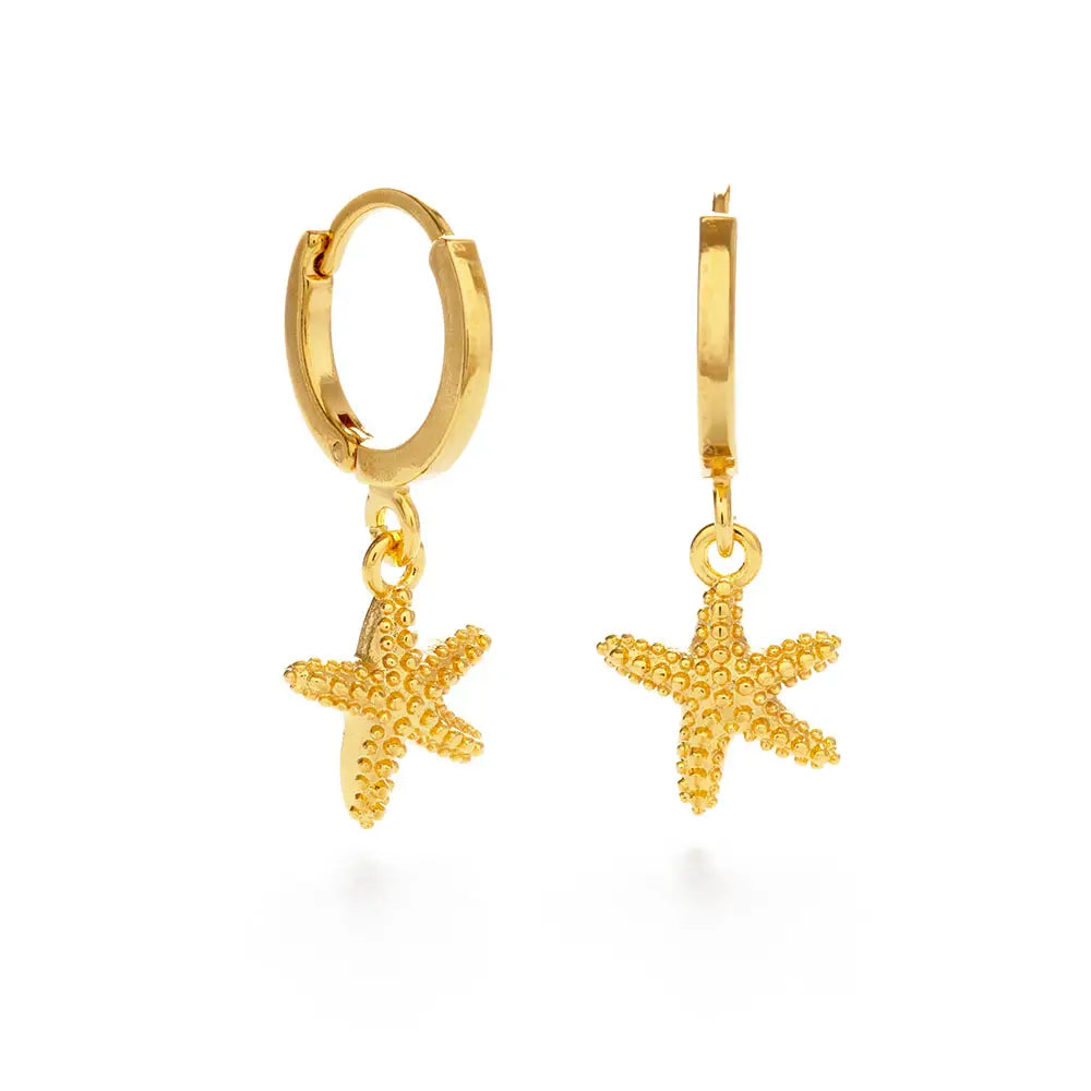 Pacifica Huggie Hoop Earrings, view 4
