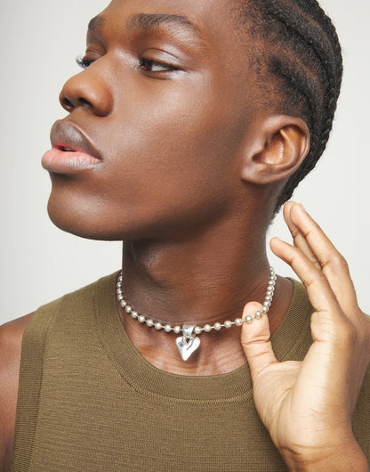 Palpito Ball Chain Necklace, view 4