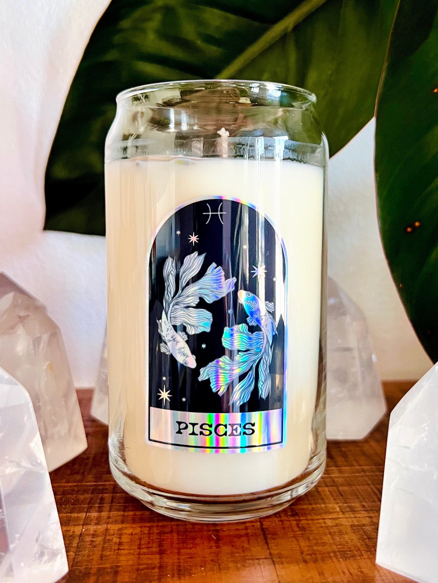 Zodiac Crystal Candle