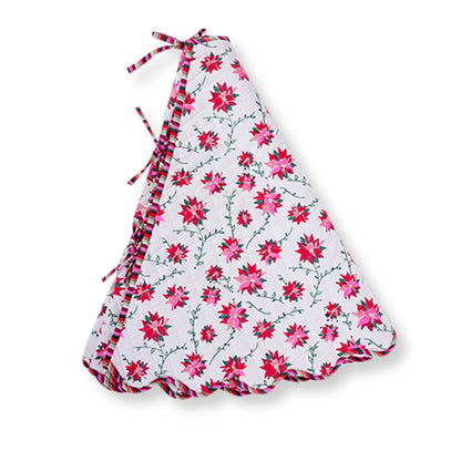 Poinsettia Tree Skirt, view 2