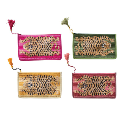 Tibetan Tiger Zip Pouch Asst