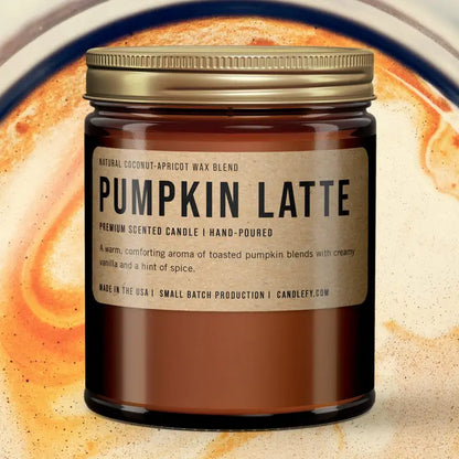 Pumpkin Latte 8 oz Candle, view 2