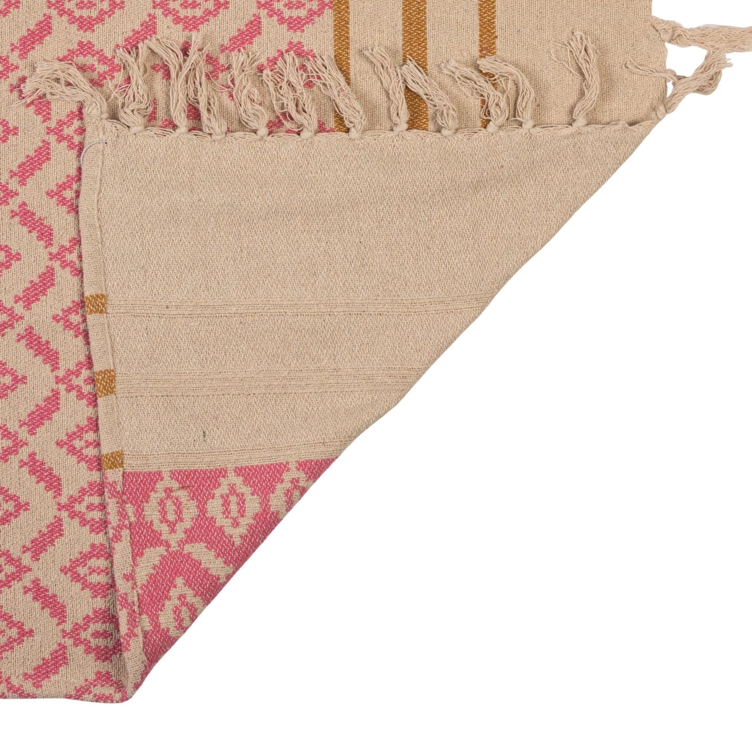Recycled Cotton Jacquard Throw