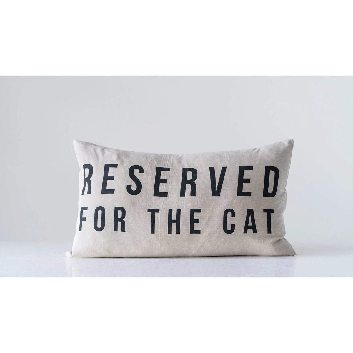Reserved For The Pet Cotton Pillow, view 3