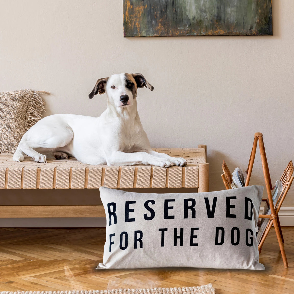 Reserved For The Pet Cotton Pillow