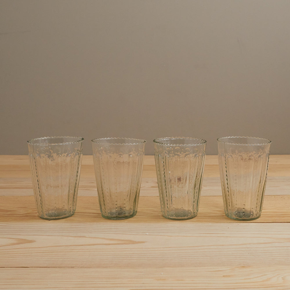 Ruffle Glass Tumbler