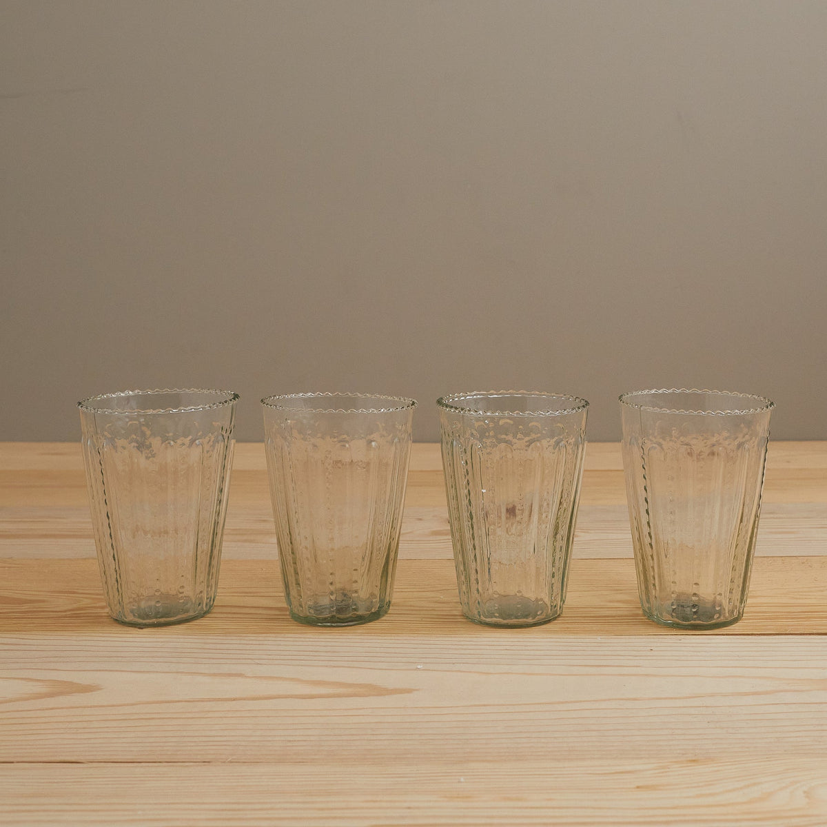 Ruffle Glass Tumbler, view 2