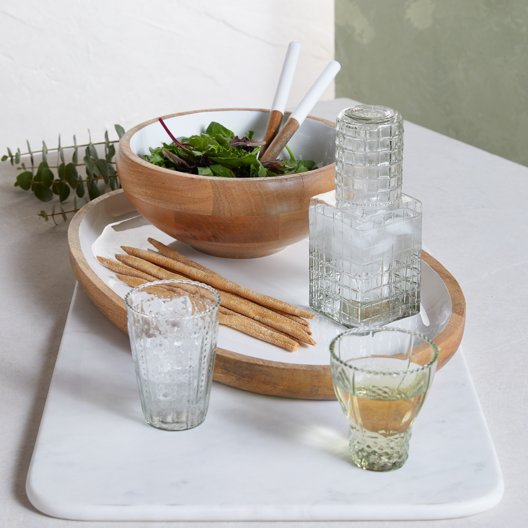 Ruffle Glass Tumbler