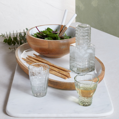 Ruffle Glass Tumbler