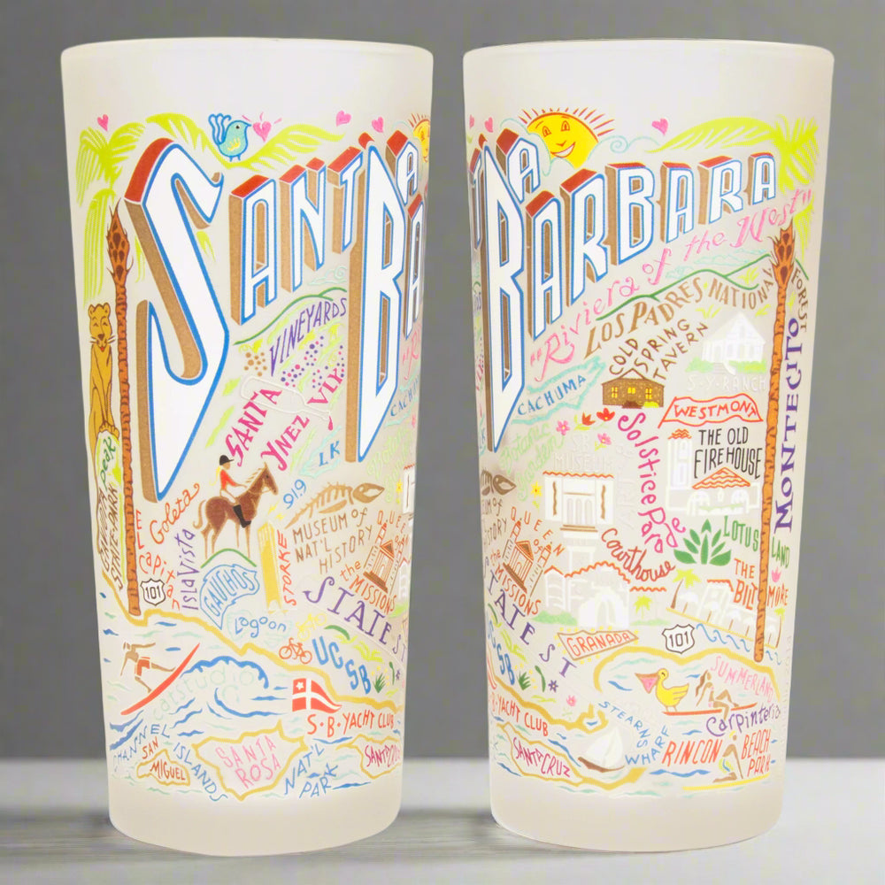 Santa Barbara Drinking Glass