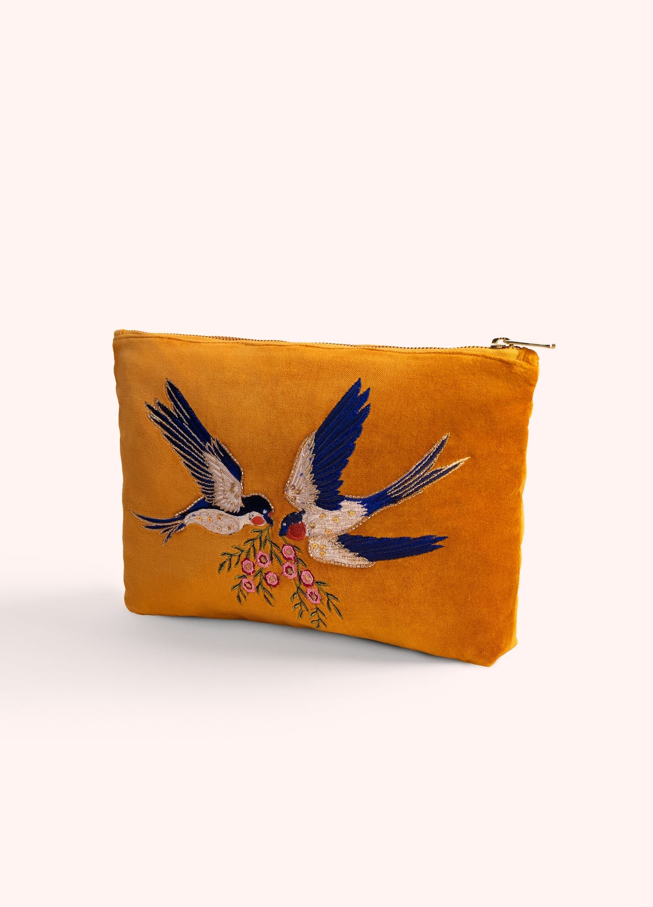 Velvet Zip Pouch