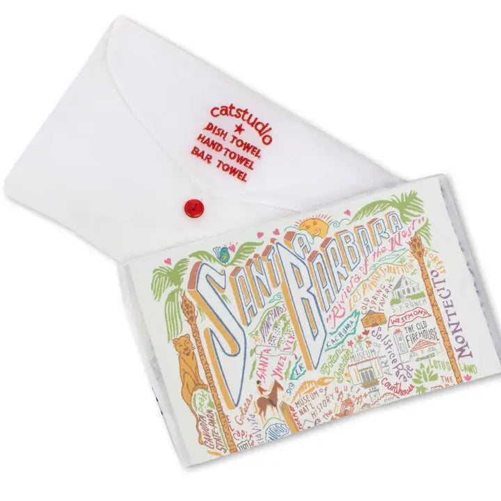Santa Barbara Dish Towel, view 3