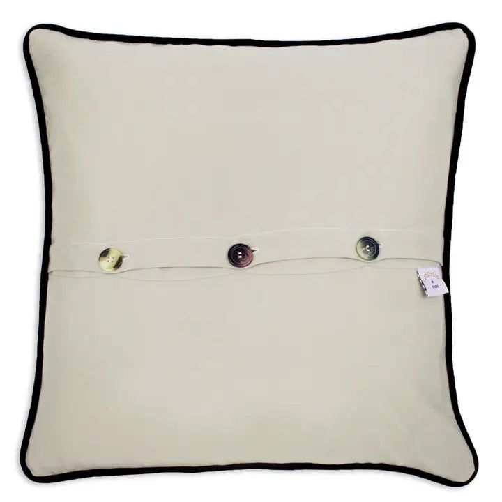 Santa Barbara Hand-Embroidered Pillow