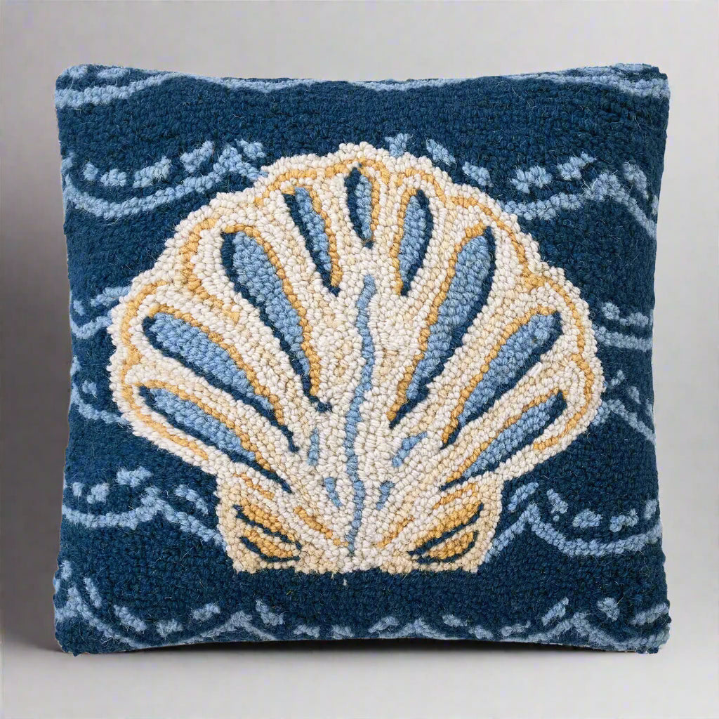 Scalloped Shell Hook Pillow
