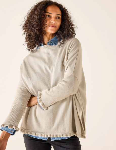 Catalina Ruffle Sweater