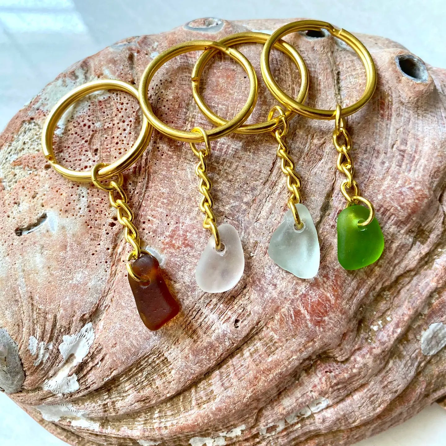 Sea Glass Keychain