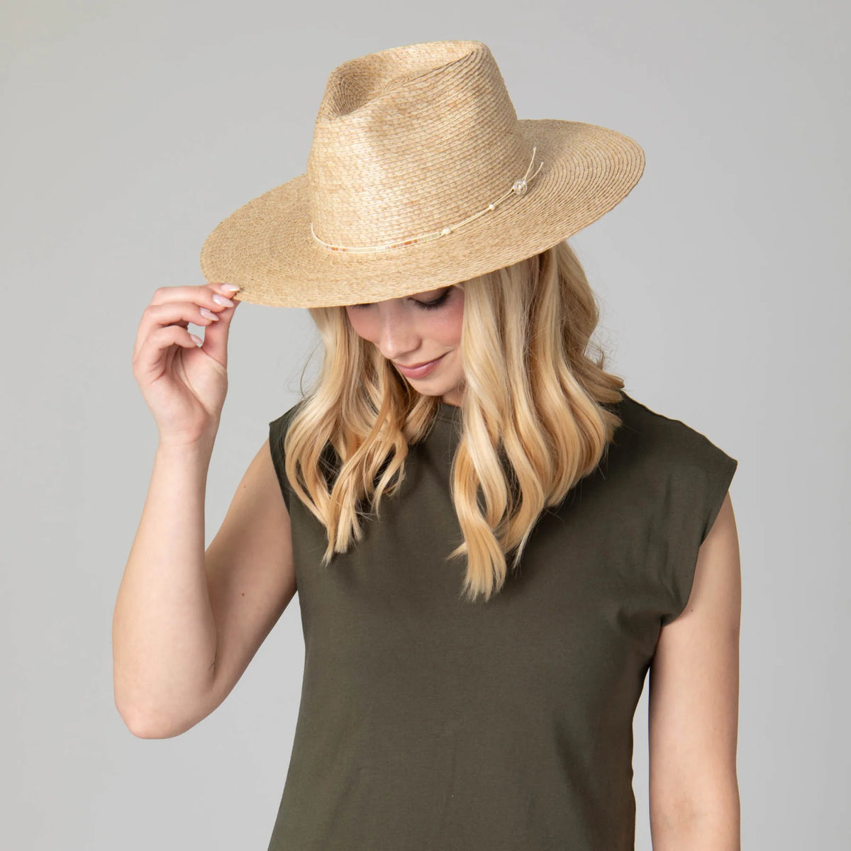 Seashore Women's Stiff Brim Fedora, view 2