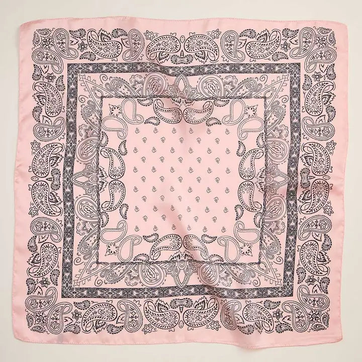 Silky Satin Scarf Asst
