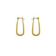 Small Tear Hoop Earrings
