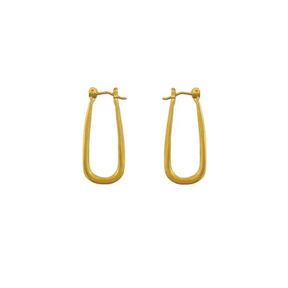 Small Tear Hoop Earrings