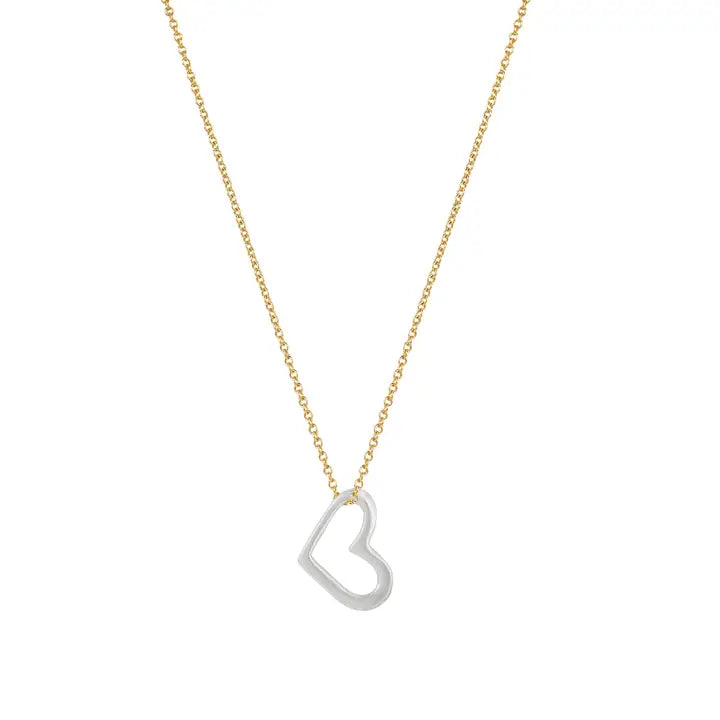 Small Open Heart Necklace