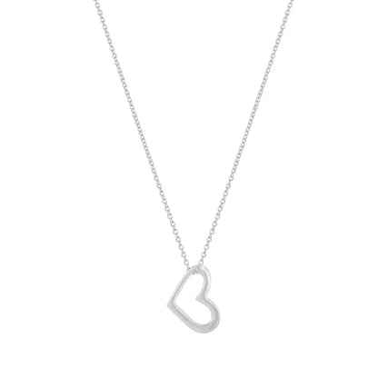 Small Open Heart Necklace, view 2