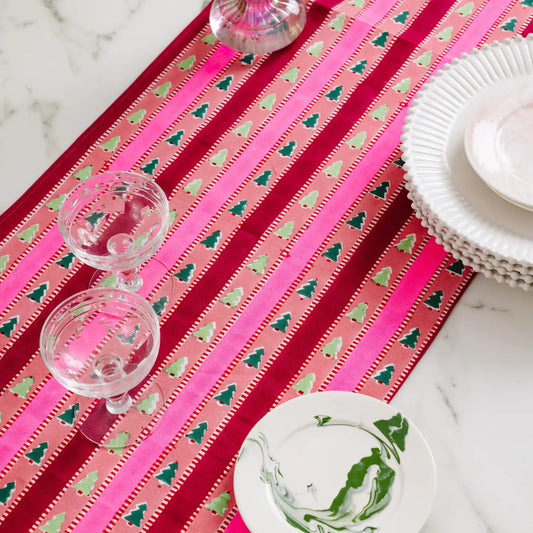 Snowwood Stripe Table Runner