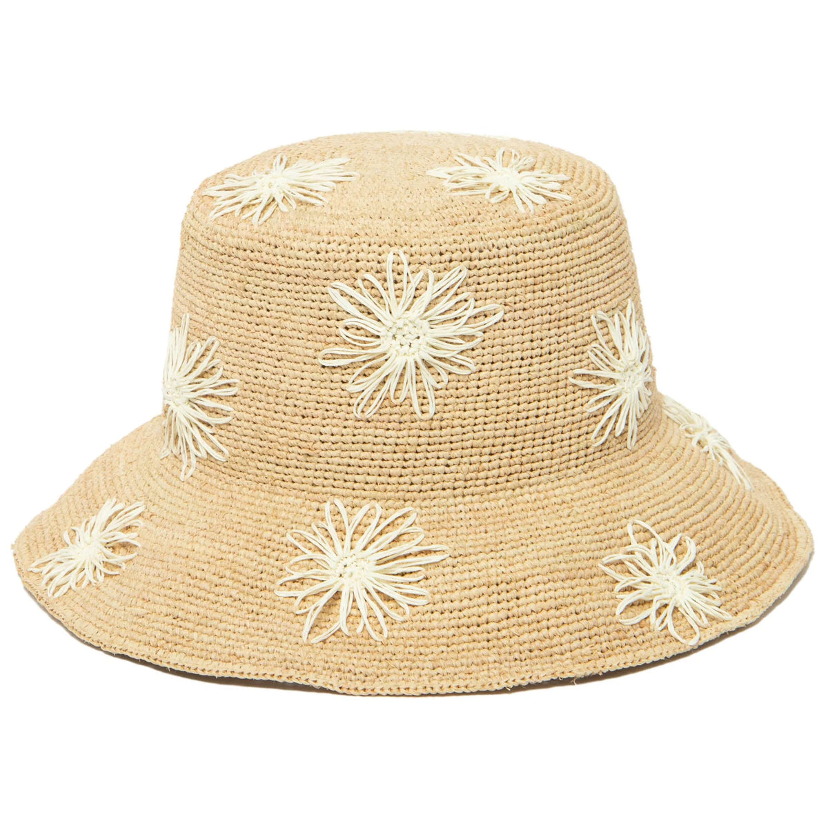 Sol Crochet Bucket w/ Flowers, view 6