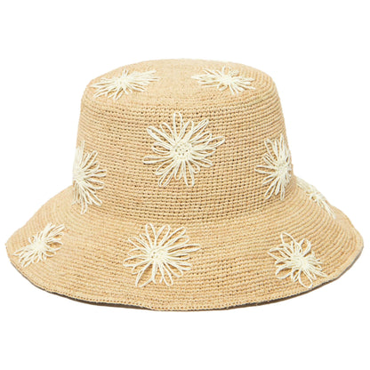 Sol Crochet Bucket w/ Flowers, view 6