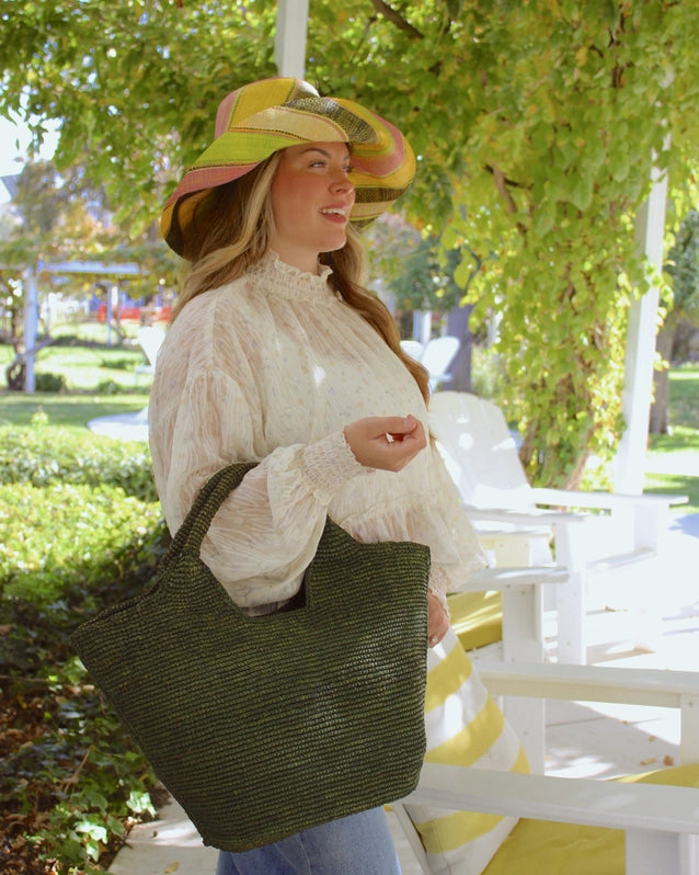 St. Tropez Basket Handbag, view 7