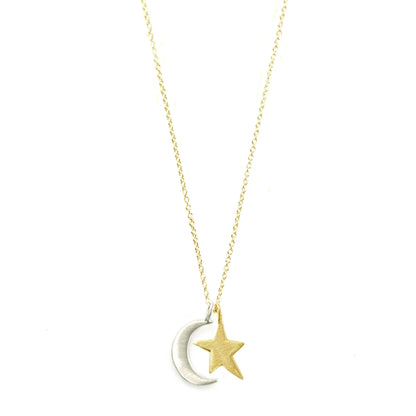 Star & Moon Necklace, view 3