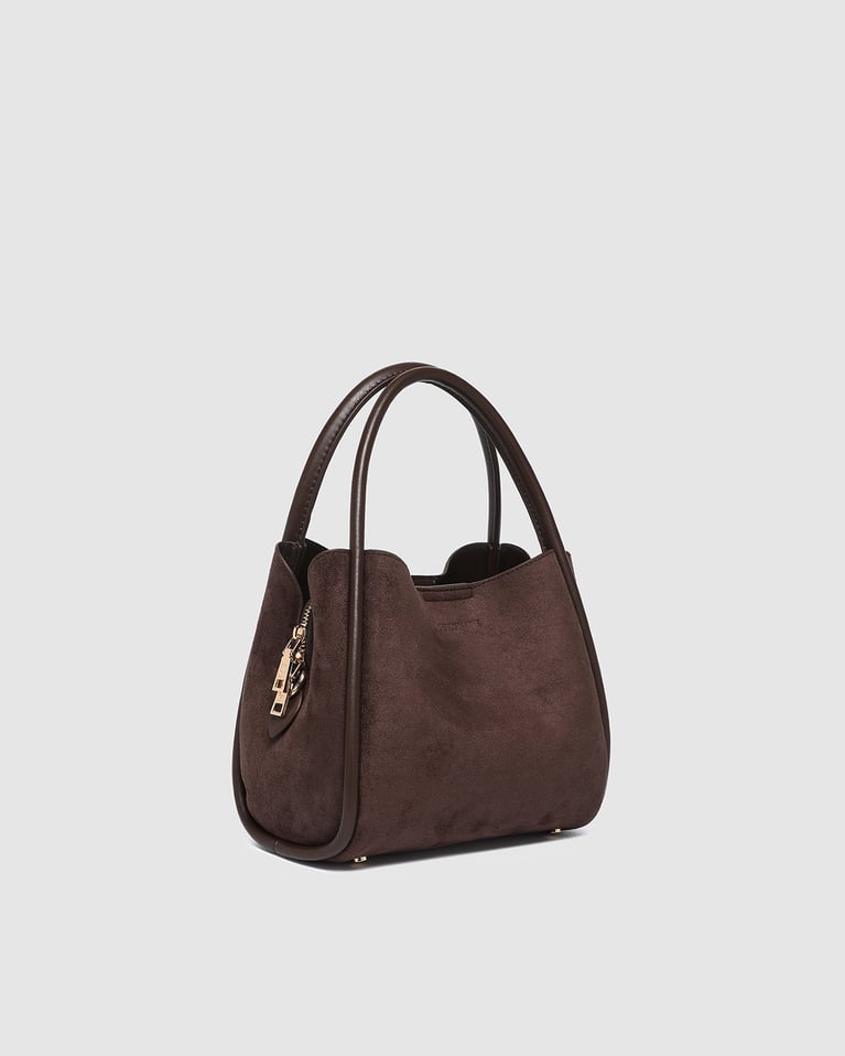 Steffie Suede Mini Tote Bag