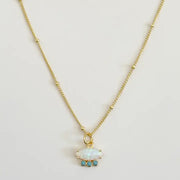 Stone Shield Necklace