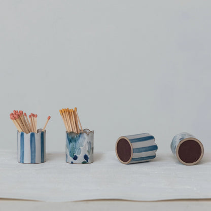 Stoneware Matchstick Holder, view 3