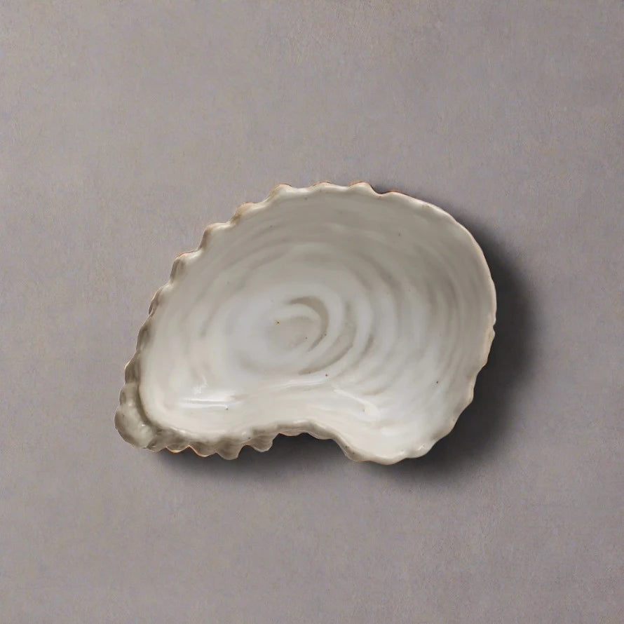 Stoneware Shell Dish
