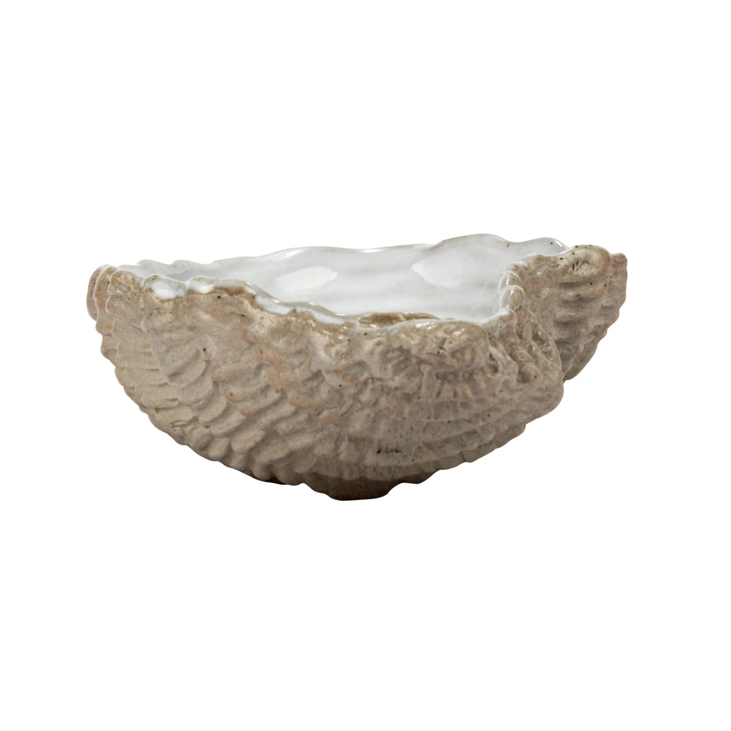 Stoneware Shell Dish
