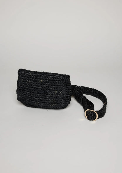 Straw Belt Bag, view 2