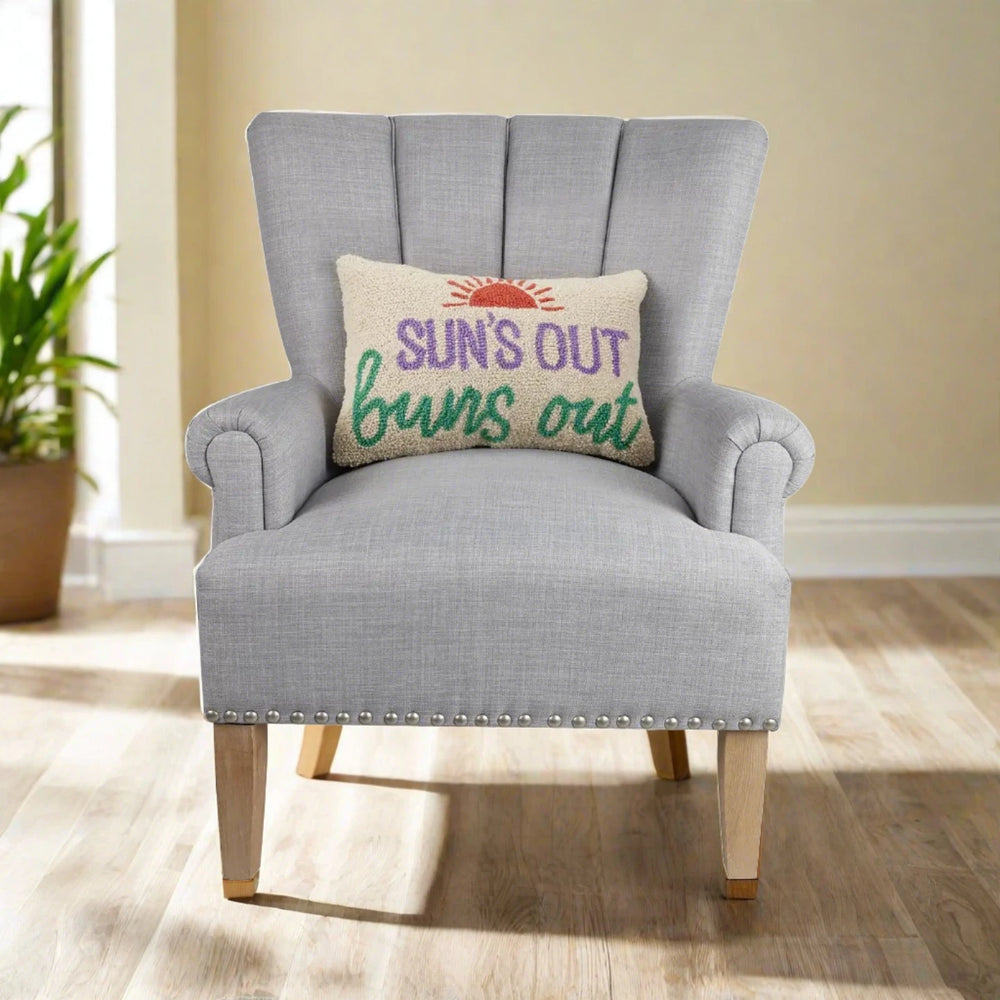 Sun's Out Buns Out Hook Pillow