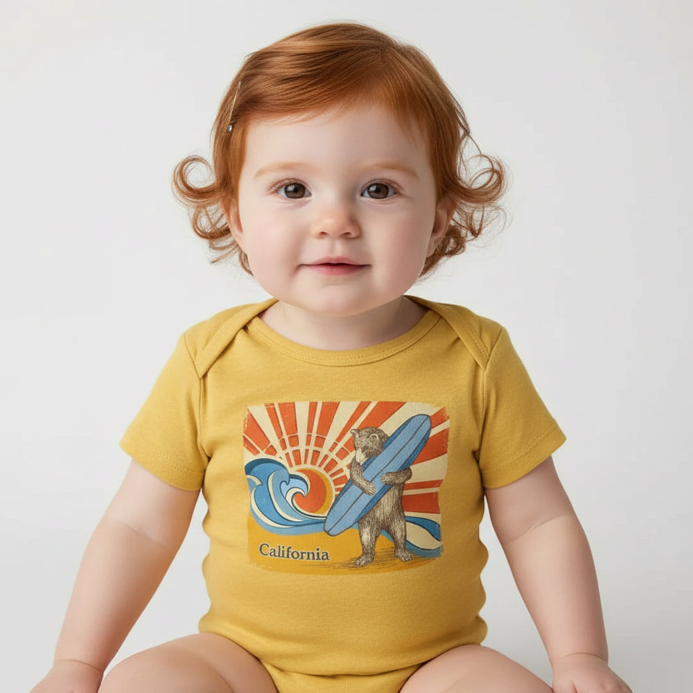 Surf Bear Onesie 6-12mo
