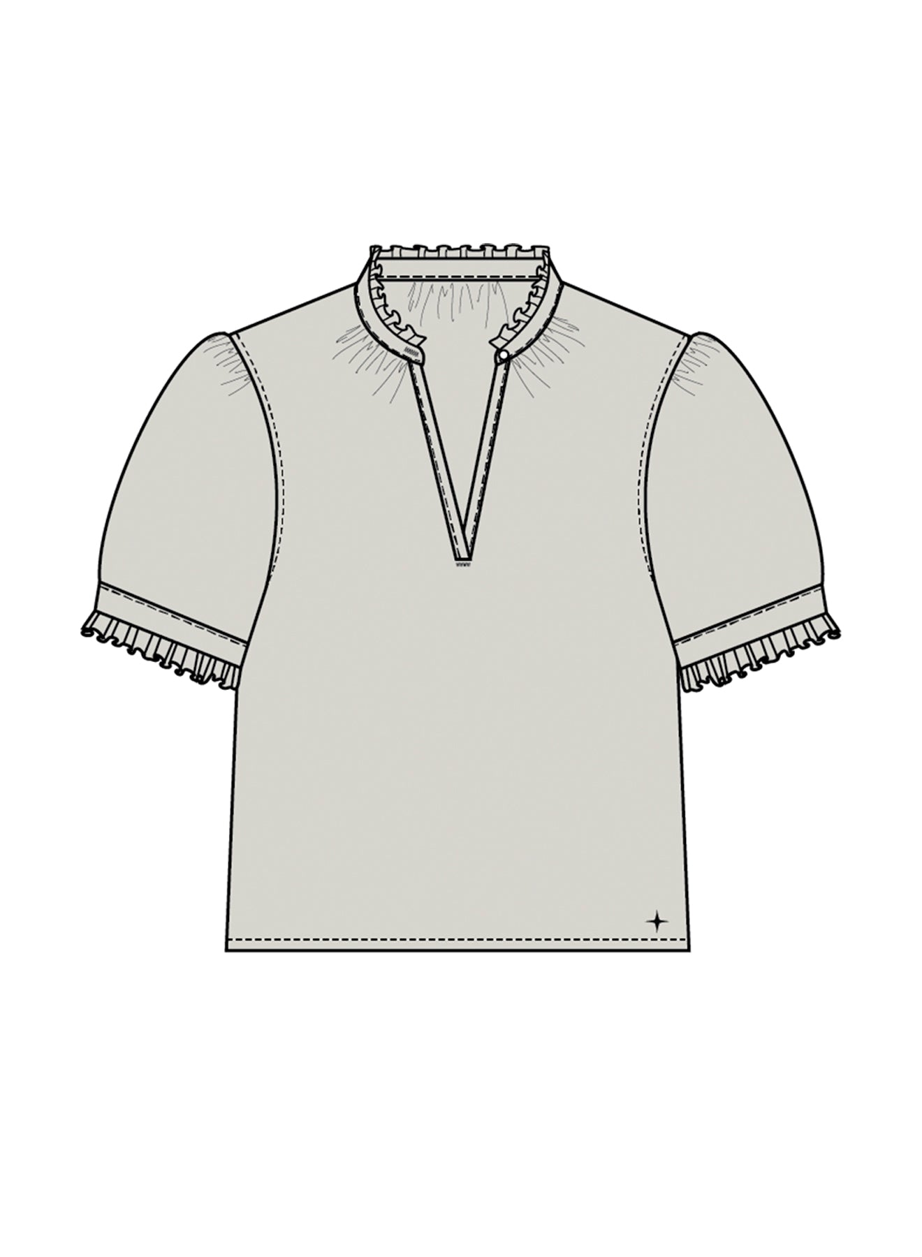 Sweet Clementine V-Neck