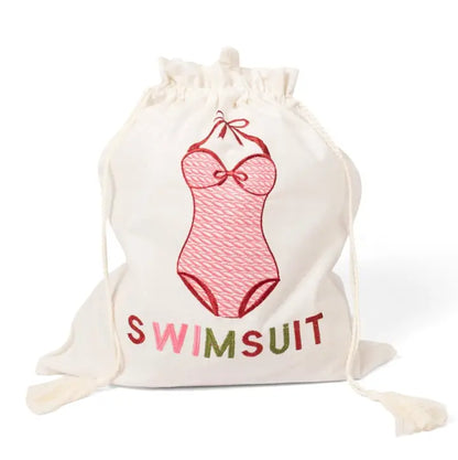 Swimsuit Embroidered Travel Bag