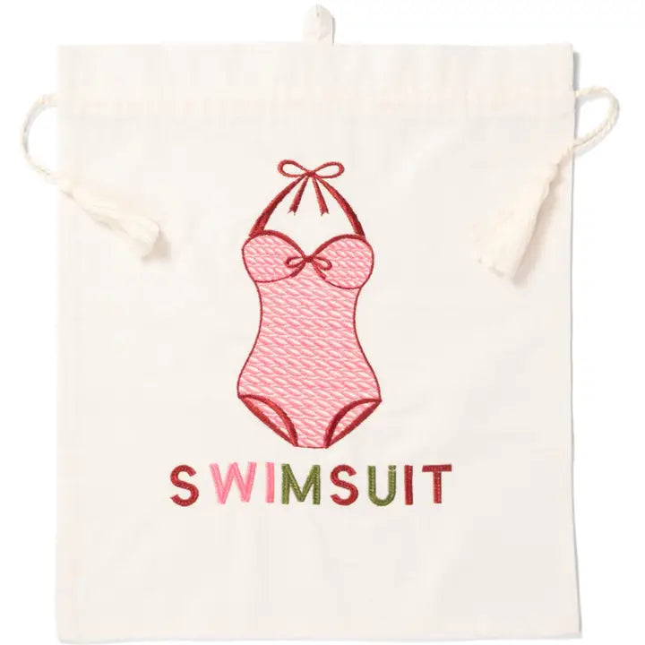 Swimsuit Embroidered Travel Bag