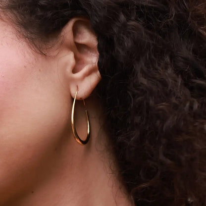Teardrop Hoops, view 2