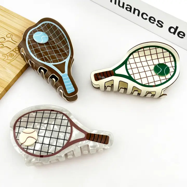 Tennis Racket Claw Clip