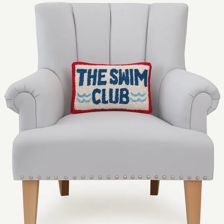 The Swim Club Hook Pillow