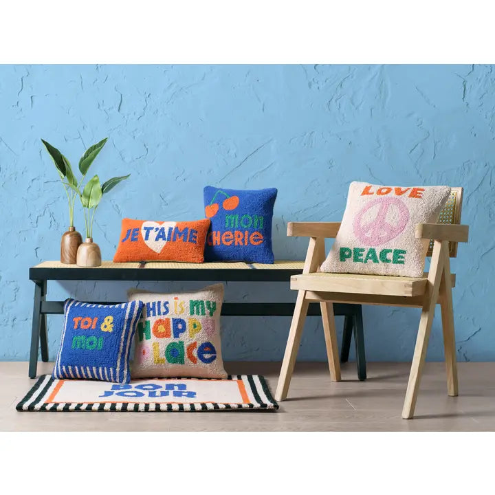 This Is My Happy Place Hook Pillow