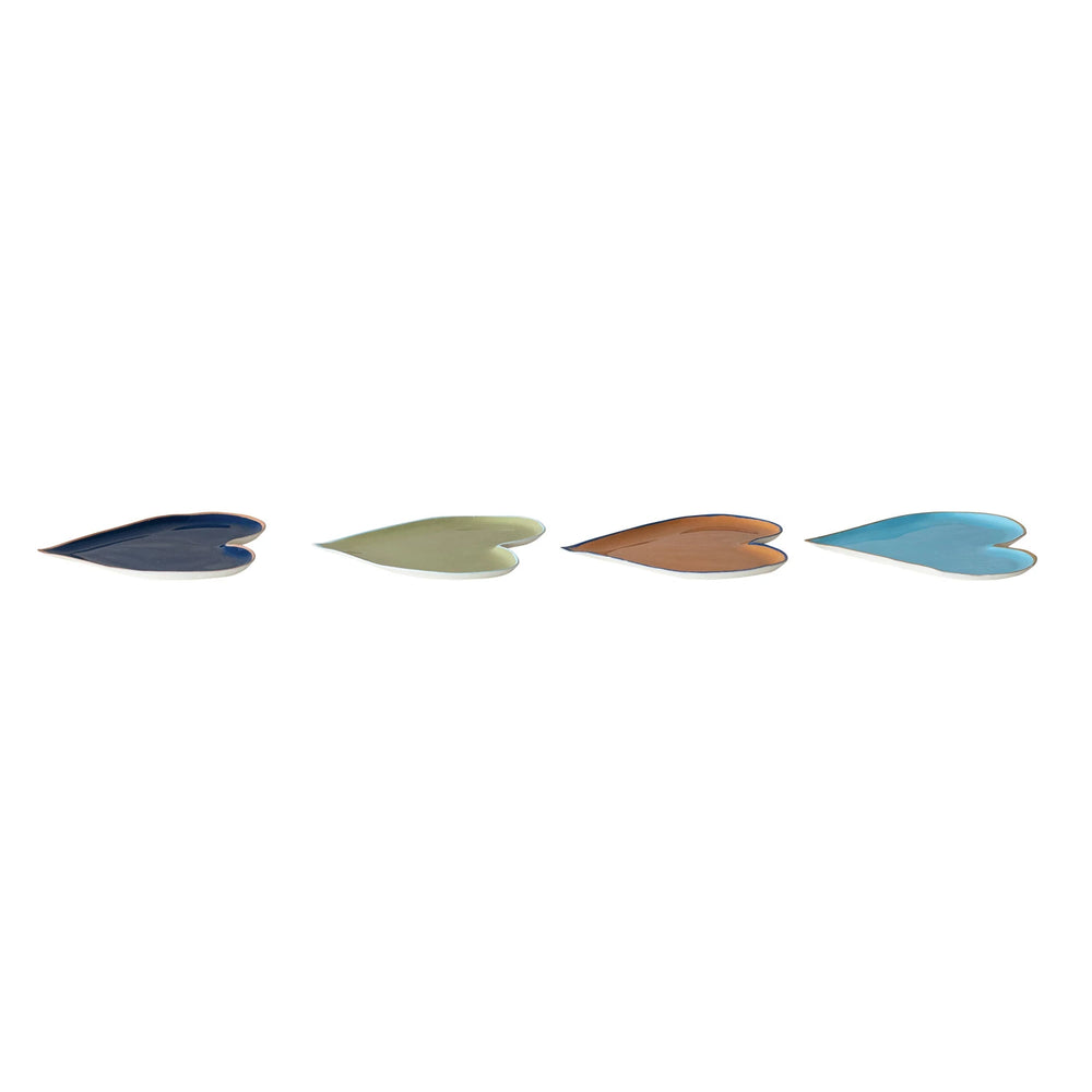 Enameled Metal Heart Tray