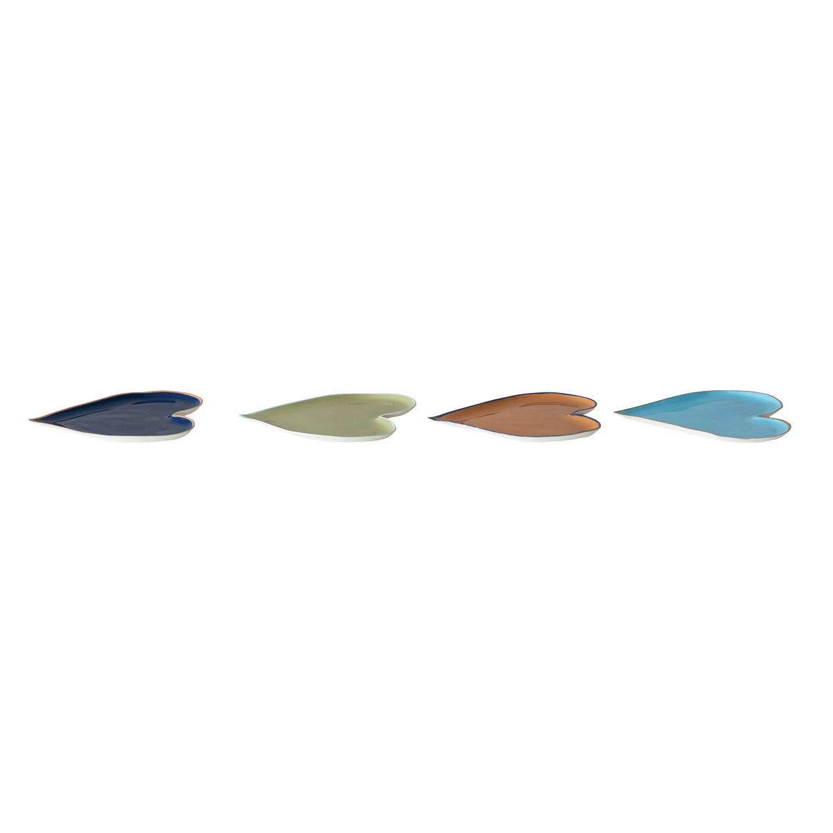 Enameled Metal Heart Tray, view 3